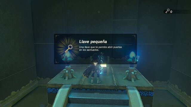 Zelda Breath of the Wild Santuario de Heik - Llave pequeña