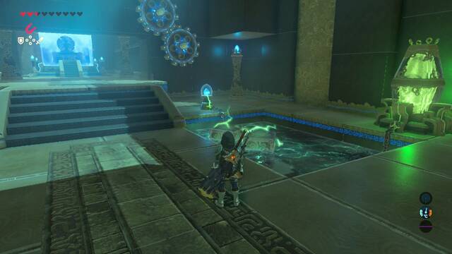 Zelda Breath of the Wild Santuario de Heik - Electrificar cubos