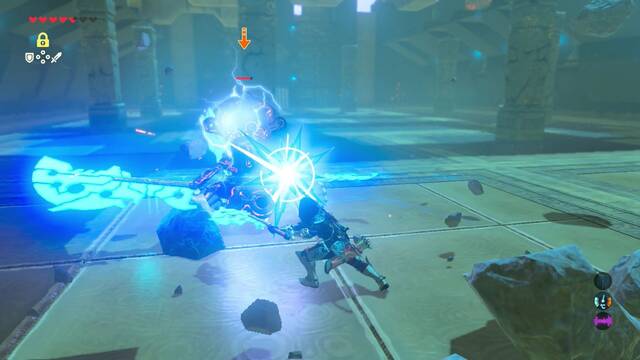 Zelda Breath of the Wild Santuario de Aymosh - Golpear cuando quede aturdido