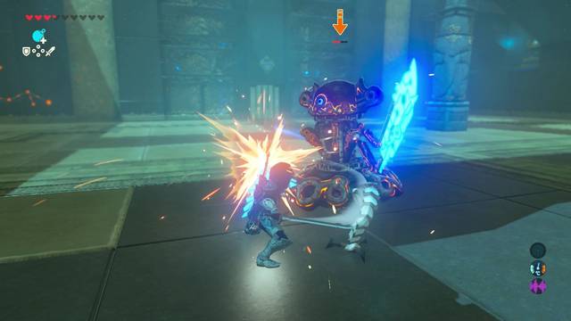Zelda Breath of the Wild Santuario de Kensha - Contraatacar