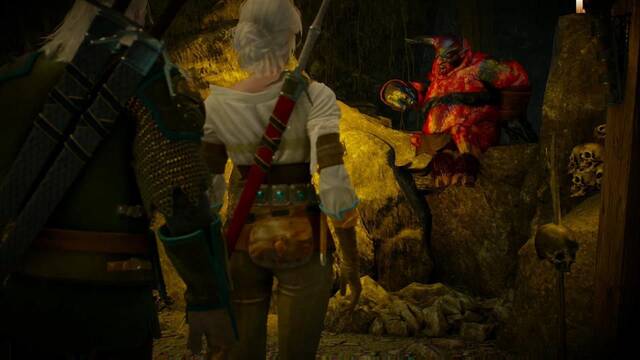 The Witcher 3: Wild Hunt - Montaña Calva - Un bonito monstruo con poca vida por delante