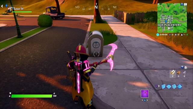 Fortnite - Dónde encontrar buzones de SOMBRA y ESPECTRO - ESPECTRO en Parque Placentero