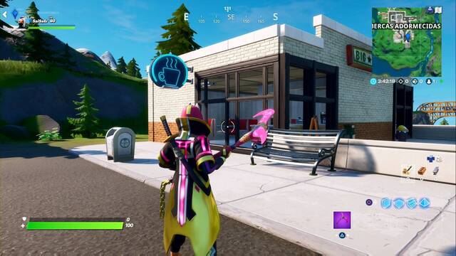 Fortnite - Dónde encontrar buzones de SOMBRA y ESPECTRO - ESPECTRO en Albercas Adormecidas