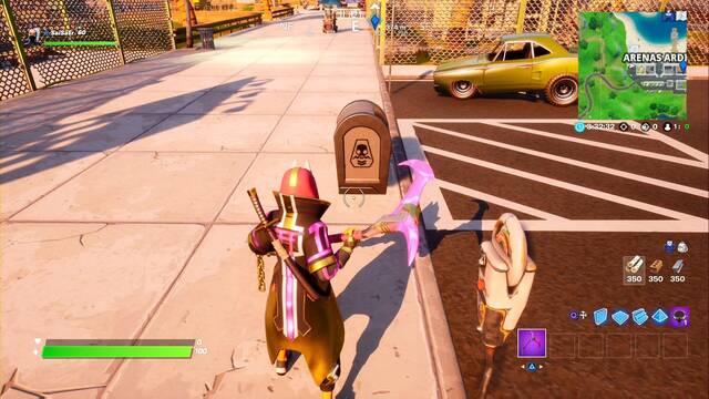 Fortnite - Dónde encontrar buzones de SOMBRA y ESPECTRO - SOMBRA en Arenas Ardientes