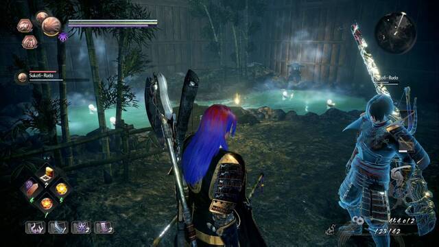 Nioh 2 - Aguas termales de Cancin de Yokai - Aguas termales #03 y #04