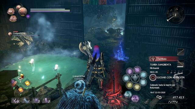 Nioh 2 - Aguas termales de Cancin de Yokai - Aguas temrales #05 y #06