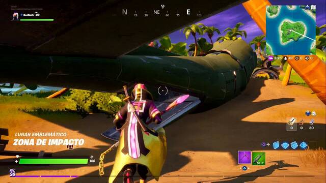 Fortnite Battle Royale - 15 Lugares emblemáticos fáciles - Zona de impacto