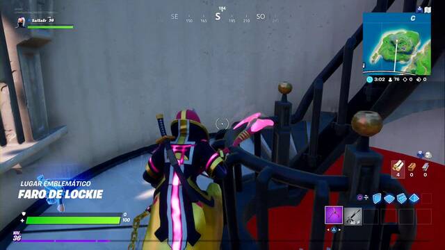 Fortnite Battle Royale - 15 Lugares emblemáticos fáciles - Faro de Lockie