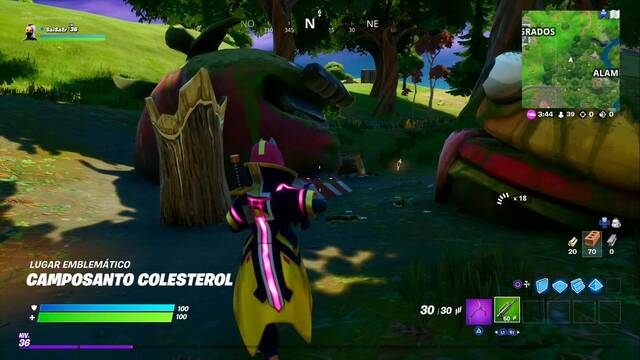 Fortnite Battle Royale - 15 Lugares emblemáticos fáciles - Campostano Colesterol