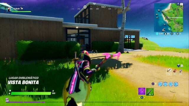 Fortnite Battle Royale - 15 Lugares emblemáticos fáciles - Vista bonita