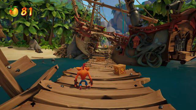 Crash Bandicoot 4 en Switch (modo porttil) - 