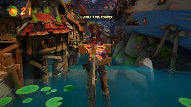 Crash Bandicoot 4 en Switch (modo porttil) - 
