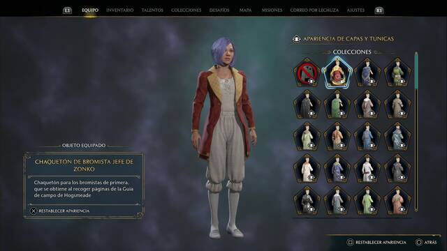 Hogwarts Legacy - Capas y tnicas (Coleccin) - Chaqueton de bromista jefe de Zonko