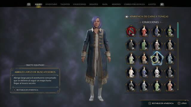 Hogwarts Legacy - Capas y tnicas (Coleccin) - Abrigo largo de buscatesoros