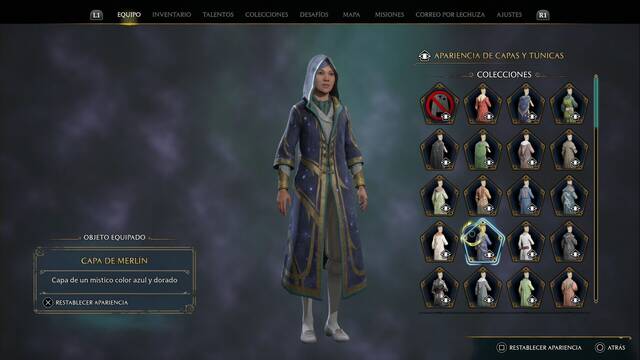 Hogwarts Legacy - Capas y tnicas (Coleccin) - Capa de Merlin