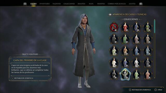 Hogwarts Legacy - Capas y tnicas (Coleccin) - Capa del primero de la clase