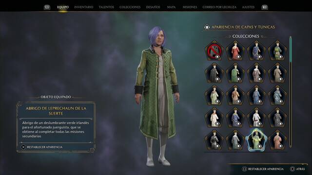 Hogwarts Legacy - Capas y tnicas (Coleccin) - Abrigo de leprechaun de la suerte