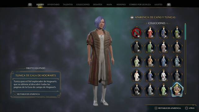 Hogwarts Legacy - Capas y tnicas (Coleccin) - Tunica de gala de Hogwarts