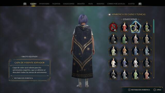 Hogwarts Legacy - Capas y tnicas (Coleccin) - Capa de vidente soador
