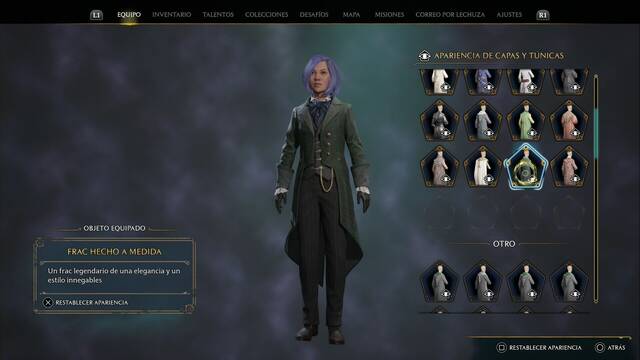 Hogwarts Legacy - Capas y tnicas (Coleccin) - Frach hecho a medida