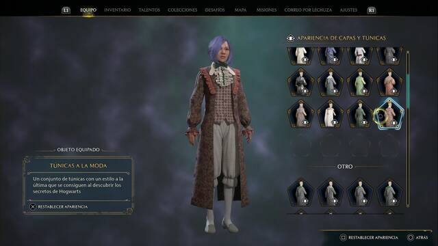Hogwarts Legacy - Capas y tnicas (Coleccin) - Tunicas a la moda