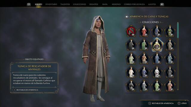 Hogwarts Legacy - Capas y tnicas (Coleccin) - Tunica de rescatador de animales