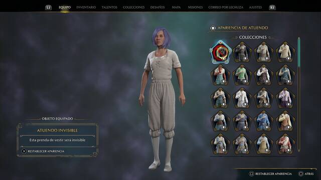 Hogwarts Legacy - Atuendos (Colección) - Atuendo invisible