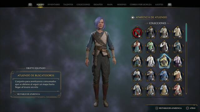 Hogwarts Legacy - Atuendos (Colección) - Atuendo de buscatesoros