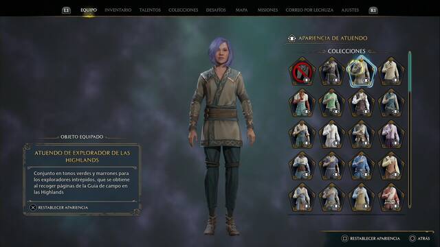 Hogwarts Legacy - Atuendos (Colección) - Atuendo de explorador de Las Highlands