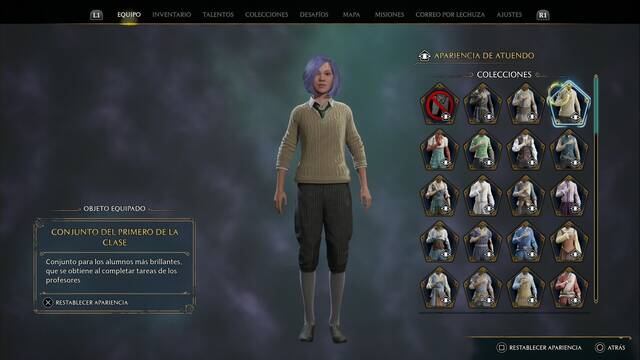 Hogwarts Legacy - Atuendos (Colección) - Conjunto del primero de la clase