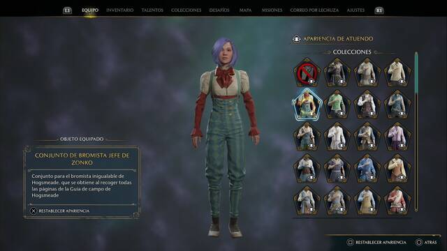 Hogwarts Legacy - Atuendos (Colección) - Conjunto de bromista jefe de Zonko