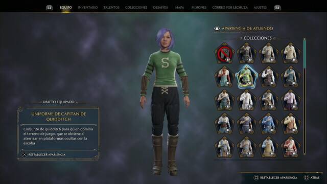 Hogwarts Legacy - Atuendos (Colección) - Uniforme de capitan de quidditch