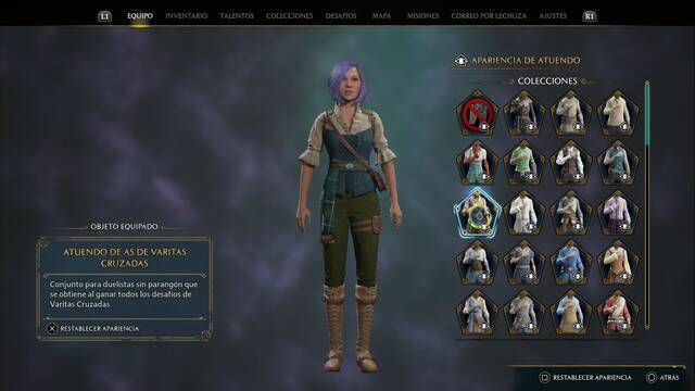 Hogwarts Legacy - Atuendos (Colección) - Atuendo de As de Varitas Cruzadas