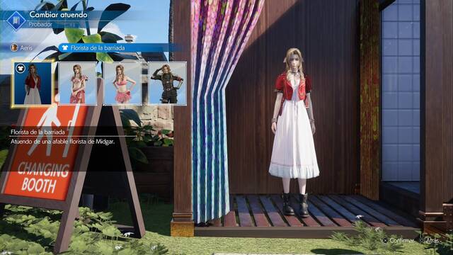 Final Fantasy VII Rebirth - Atuendos de Aeris - Florista de la barriada