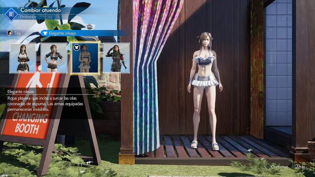 Final Fantasy VII Rebirth - Atuendos de Tifa - Elegante oleaje