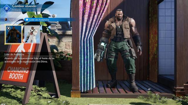 Final Fantasy VII Rebirth - Atuendos de Barret - Lider de Avalancha