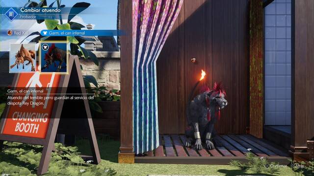 Final Fantasy VII Rebirth - Atuendos de Red XIII - Garm, el can infernal