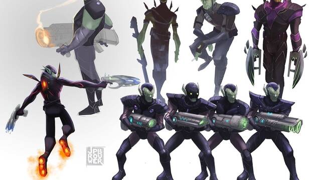 LQPS The Avengers - Diseños de los enemigos -