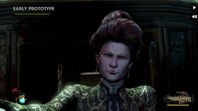 BioShock Infinite - La evolucin de Columbia - Elizabeth en este prototipo