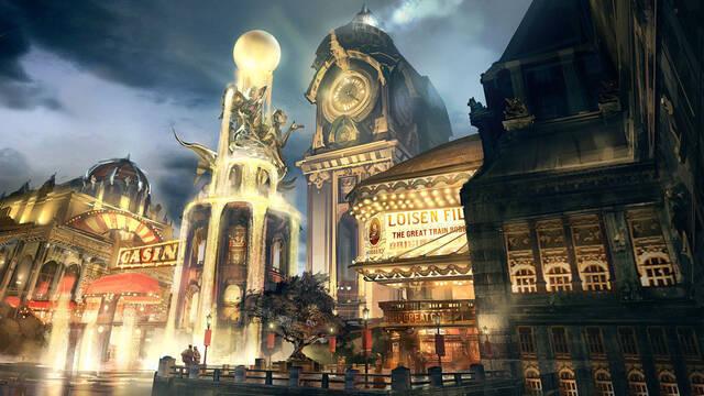 BioShock Infinite - La evolucin de Columbia - Ilustraciones a medio camino entre estilos