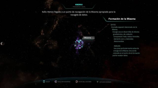 Mass Effect Andromeda Meridian: el viaje a casa - Formacin de Miasma