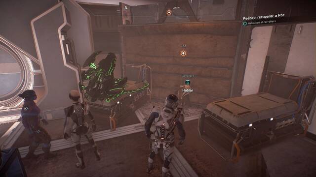 Mass Effect Andromeda Peebee proyecto secreto - Carroñero