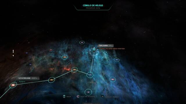 Mass Effect Andromeda Peebee proyecto secreto - Viajar al sistema Inalaara