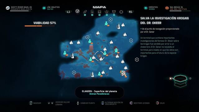 Mass Effect Andromeda Salva la investigacin krogan del Dr. Okeer - Zona indicada