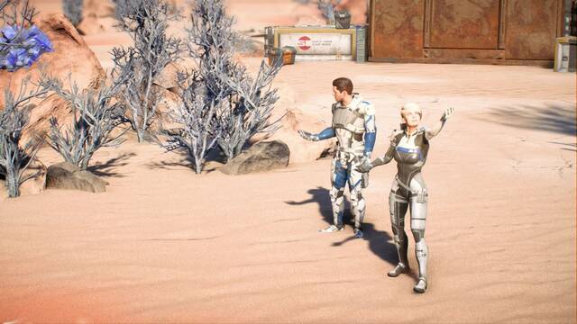 Mass Effect Andromeda Cora Harper: Arca Asari - Escena en Eos