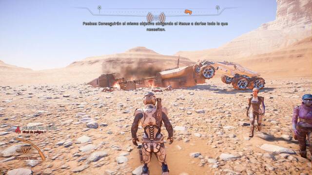 Mass Effect Andromeda El núcleo motriz relicto robado - Zona del accidente
