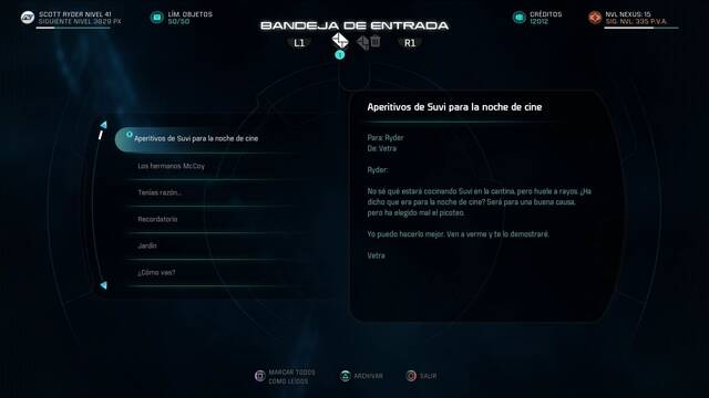 Mass Effect Andromeda Liam Kosta; mundos donde asentarse - Correo