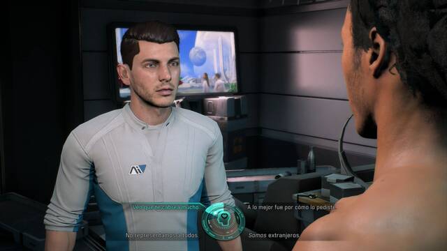 Mass Effect Andromeda Liam Kosta; mundos donde asentarse - Seguir flirteando con Liam
