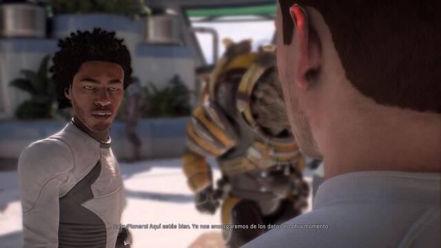 Mass Effect Andromeda Liam Kosta; mundos donde asentarse - Quedar con Liam en Aya
