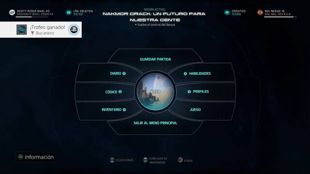 Mass Effect Andromeda Nakmor Drack; Traición Krogan - Trofeo Bucanero